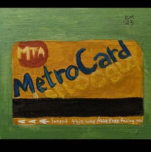 MetroCard Inspired Art Piece